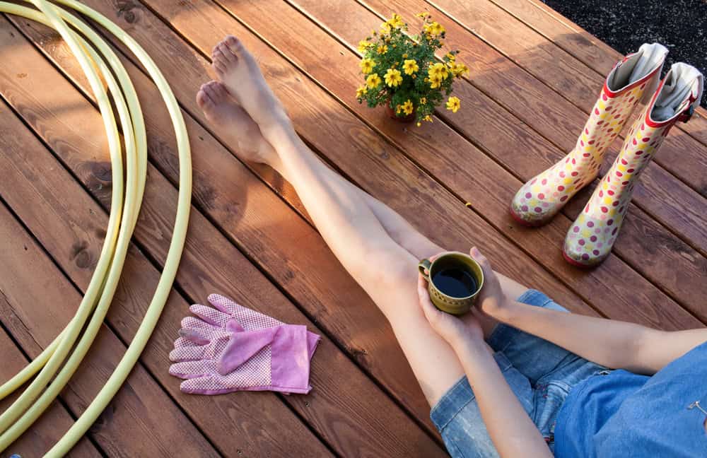 how to refresh garden decking