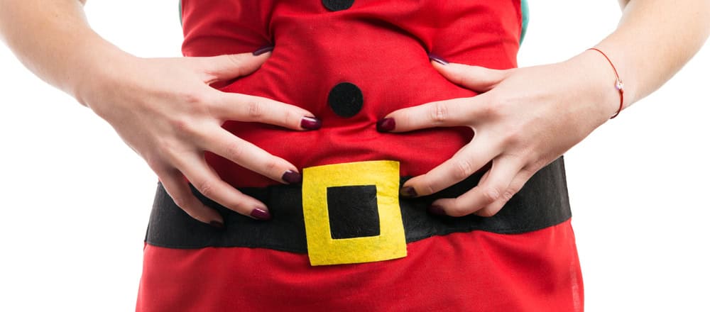 Christmas bloating symptoms