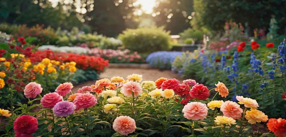 mature garden